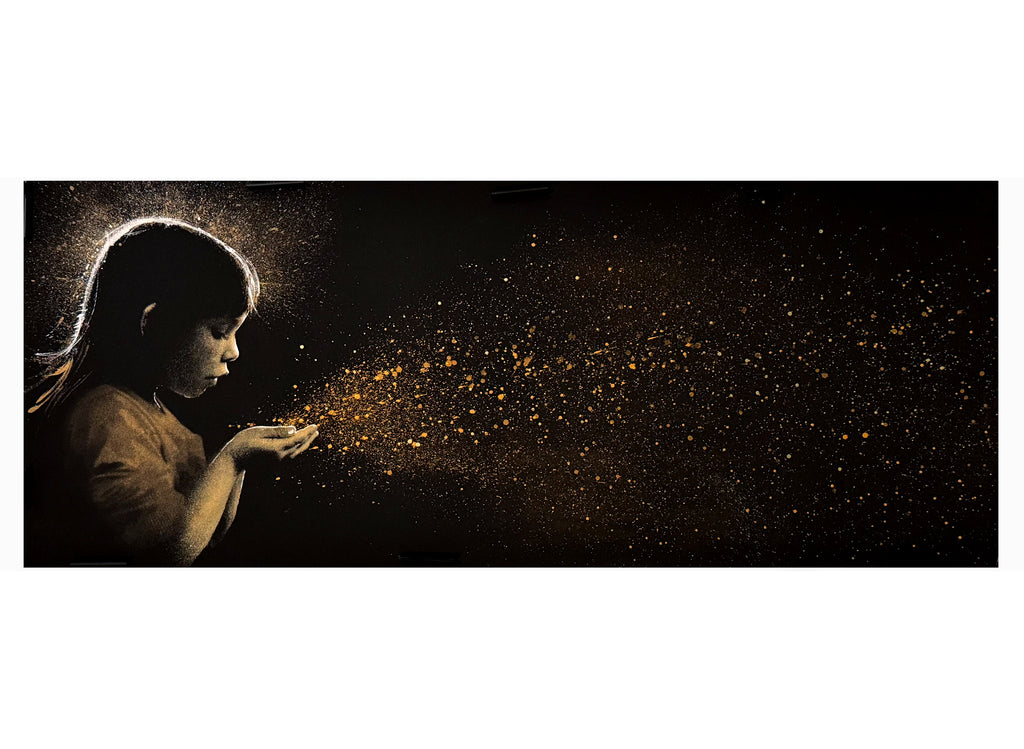 JOHN DOE 'Super Nova' (2023) 8-Color Screen Print (gold) - Signari Gallery