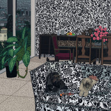 Load image into Gallery viewer, JONAS WOOD 'Robot and Bear' (2024) Offset Lithograph Exhibit Poster - Signari Gallery
