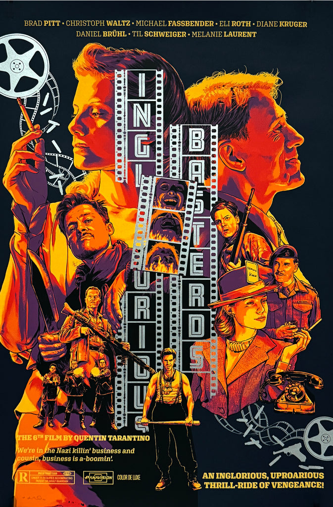JOSHUA BUDICH 'Inglourious Basterds' (2020) Screen Print (black) - Signari Gallery