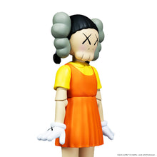 Load image into Gallery viewer, KAWS 'Squid Game: Young-Hee' (2025) Designer Vinyl Art Figure (coloured) - Signari Gallery