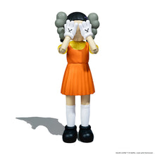 Load image into Gallery viewer, KAWS 'Squid Game: Young-Hee' (2025) Designer Vinyl Art Figure (coloured) - Signari Gallery