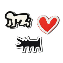 Load image into Gallery viewer, KEITH HARING 'Sensory Toy Set' (2023) Rubber Figural Baby Toys - Signari Gallery