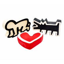 Load image into Gallery viewer, KEITH HARING 'Sensory Toy Set' (2023) Rubber Figural Baby Toys - Signari Gallery