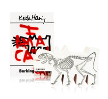 Load image into Gallery viewer, KEITH HARING x DENIAL 'Barking Dog/Cat' (2024) UNIQUE Polystone Designer Art Sculpture - Signari Gallery