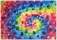 Load image into Gallery viewer, KENNY SCHARF 'Viera Panasonic Sparkle Rainbow' (2023) Wrapping Paper (x3) - Signari Gallery