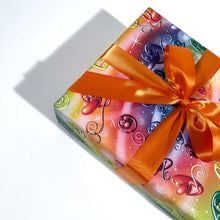 Load image into Gallery viewer, KENNY SCHARF 'Viera Panasonic Sparkle Rainbow' (2023) Wrapping Paper (x3) - Signari Gallery