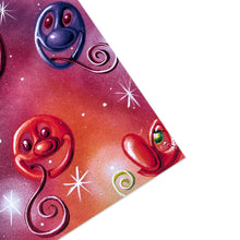 Load image into Gallery viewer, KENNY SCHARF 'Viera Panasonic Sparkle Rainbow' (2023) Wrapping Paper (x3) - Signari Gallery