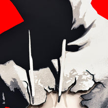 Load image into Gallery viewer, KUNSTRASEN 'Inner Void' (2024) 6-Layer Screen Print with Backing Sheet (red) - Signari Gallery