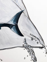 Load image into Gallery viewer, LOUISE McNAUGHT 'Shark in a Bag' (2022) Framed Original on Canvas - Signari Gallery