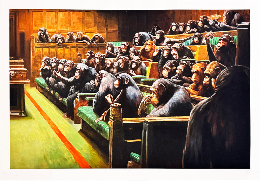 MASON STORM 'Monkey Parliament II' (2022) Original Giclée Print - Signari Gallery