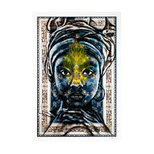 Load image into Gallery viewer, MATEO WALL PAINTER 'Seriya' (2021) RARE Hand-Embellished Giclée Print - Signari Gallery