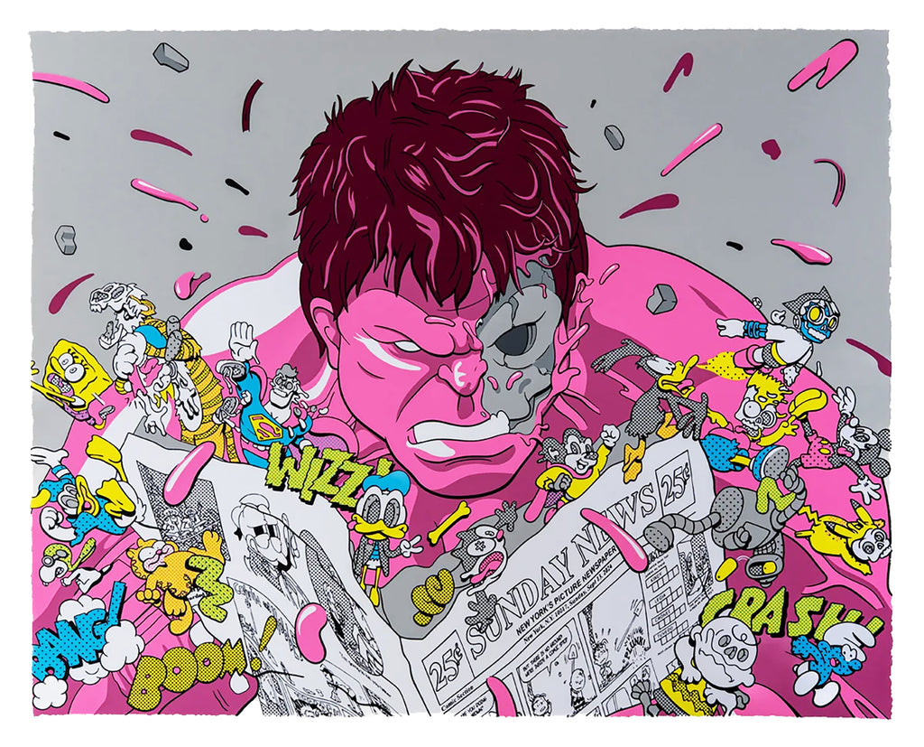 MATT GONDEK 'Pink Hulk' (2025) 12-Color Screen Print - Signari Gallery