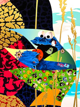 Load image into Gallery viewer, MISS BUGS 'Generated Rapunzel' (2024) 7-Color Silkscreen + Arch. Pigment Print - Signari Gallery