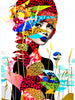MISS BUGS 'Generated Rapunzel' (2024) 7-Color Silkscreen + Arch. Pigment Print - Signari Gallery