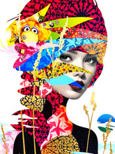 Load image into Gallery viewer, MISS BUGS 'Generated Rapunzel' (2024) 7-Color Silkscreen + Arch. Pigment Print - Signari Gallery