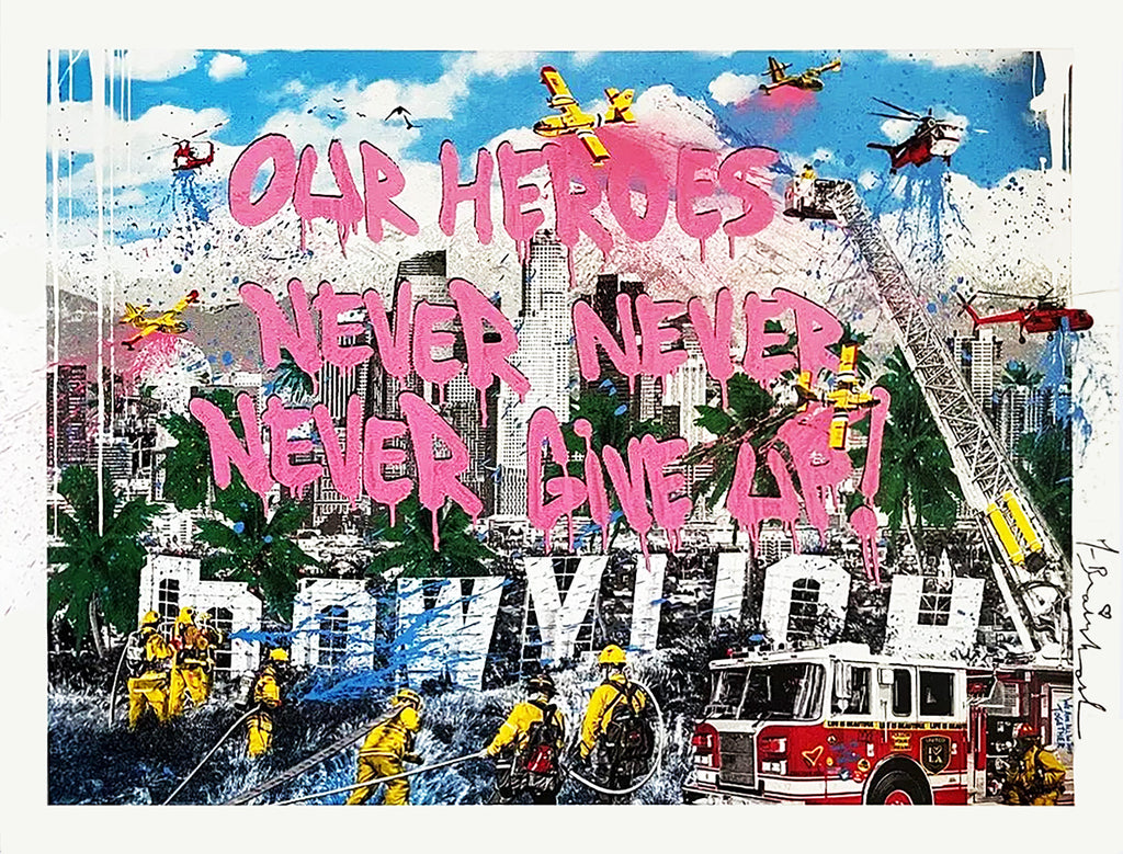 MR. BRAINWASH 'LA Heroes' (2025) Limited Tribute Print - Signari Gallery