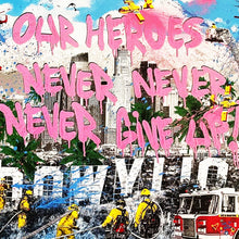 Load image into Gallery viewer, MR. BRAINWASH 'LA Heroes' (2025) RARE Hand-Signed Tribute Print - Signari Gallery
