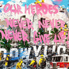 MR. BRAINWASH 'LA Heroes' (2025) RARE Hand-Signed Tribute Print - Signari Gallery