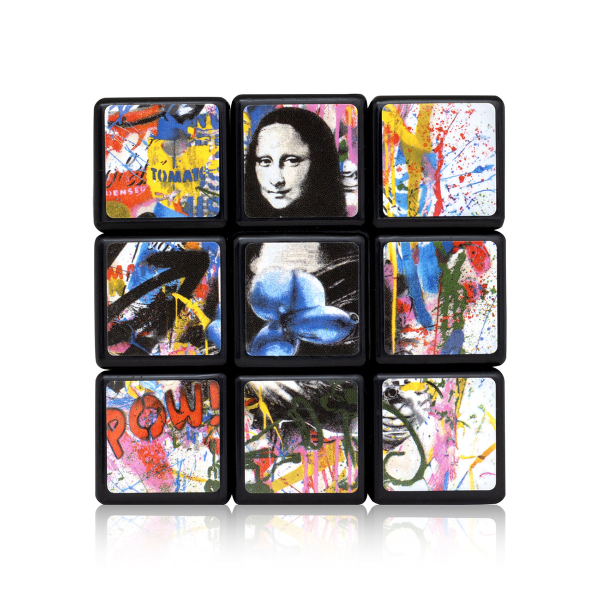 Œuvre D'art MBW X RUBIK’S 2024 - MrBrainwash - Rubik's Style 3 - Neuf