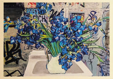 Load image into Gallery viewer, MR. BRAINWASH 'Vase with Irises' (2022) Screen Print - Signari Gallery
