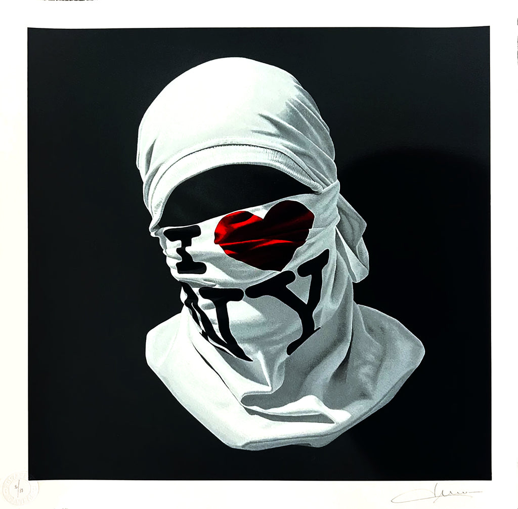 NUNO VIEGAS 'Shirt Mask x I Love NY' (2024) 14-Color Screen Print - Signari Gallery