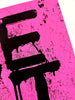 OLI FOWLER 'BrexitWrecksIt2' (2024) Screen Print (pink) - Signari Gallery