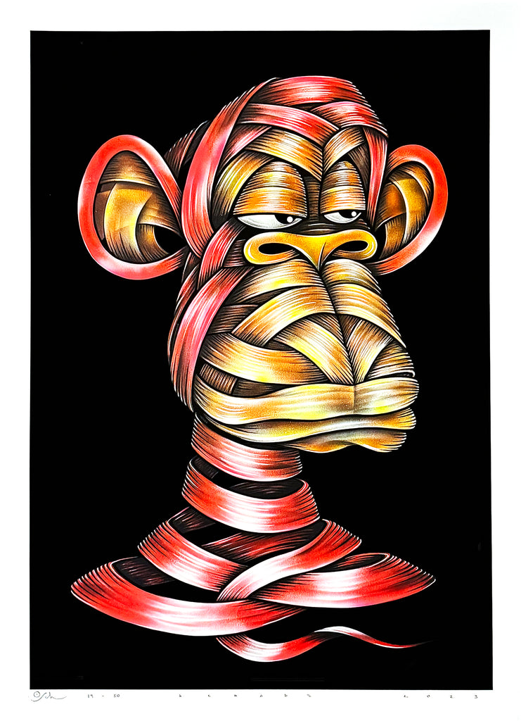 OTTO SCHADE 'Bored Ape' (2023) Giclée Print - Signari Gallery