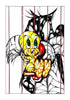 OTTO SCHADE 'I Tawt I Taw a Puddy Tat' (2021) Screen Print - Signari Gallery