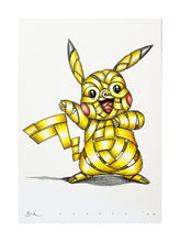 Load image into Gallery viewer, OTTO SCHADE 'Ribboned Pikachu' (2023) Hand-Drawn Original on Paper - Signari Gallery