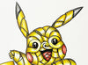 OTTO SCHADE 'Ribboned Pikachu' (2023) Hand-Drawn Original on Paper - Signari Gallery
