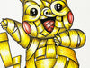 OTTO SCHADE 'Ribboned Pikachu' (2023) Hand-Drawn Original on Paper - Signari Gallery