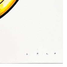 Load image into Gallery viewer, OTTO SCHADE 'Ribboned Smiley' (2020) Hand-Drawn Original on Paper - Signari Gallery