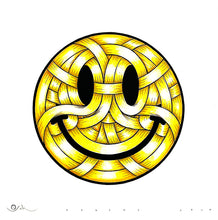 Load image into Gallery viewer, OTTO SCHADE 'Ribboned Smiley' (2020) Hand-Drawn Original on Paper - Signari Gallery