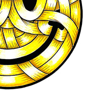 Load image into Gallery viewer, OTTO SCHADE 'Ribboned Smiley' (2020) Hand-Drawn Original on Paper - Signari Gallery