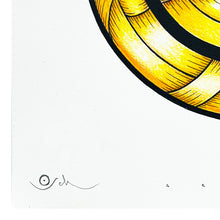 Load image into Gallery viewer, OTTO SCHADE 'Ribboned Smiley' (2020) Hand-Drawn Original on Paper - Signari Gallery