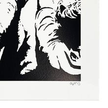 Load image into Gallery viewer, OUTIS 'Revandalism' (2015) Screen Print (blue) - Signari Gallery