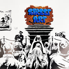 Load image into Gallery viewer, OUTIS 'Revandalism' (2015) Screen Print (blue) - Signari Gallery
