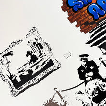 Load image into Gallery viewer, OUTIS 'Revandalism' (2015) Screen Print (blue) - Signari Gallery