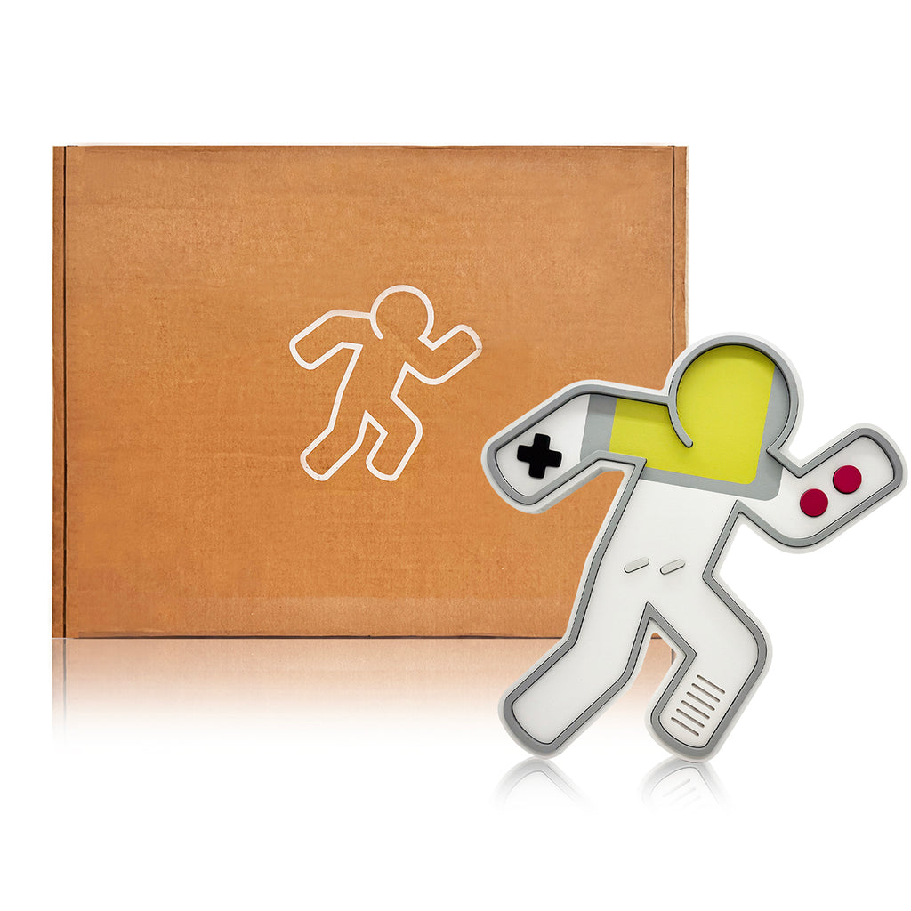 PAHNL 'BEEP' (2023) Hand-Made Game Boy Wood Sculpture - Signari Gallery