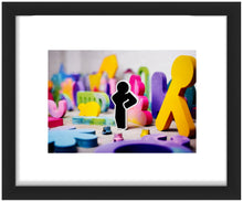 Load image into Gallery viewer, PAHNL 'Little Figures' (2023) Framed Artist Post Card - Signari Gallery