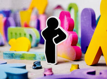 Load image into Gallery viewer, PAHNL 'Little Figures' (2023) Framed Artist Post Card - Signari Gallery