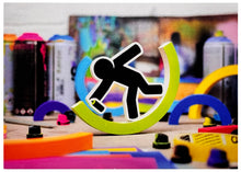 Load image into Gallery viewer, PAHNL 'Rameblow Figures' (2022) Framed Artist Post Card - Signari Gallery