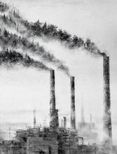 Load image into Gallery viewer, PEJAC 'A Forest' + The Boss + So Far, So Close' (2018-2022) Custom Framed Lottery Edition Postcard Set - Signari Gallery