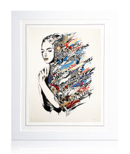 Load image into Gallery viewer, PREFAB 77 'Cloak of Fire' Framed 14-Color Screen Print - Signari Gallery