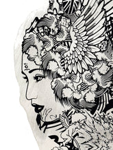 Load image into Gallery viewer, PREFAB 77 'Unmasked' (2024) Hand-Painted Original on Wood (silver) - Signari Gallery