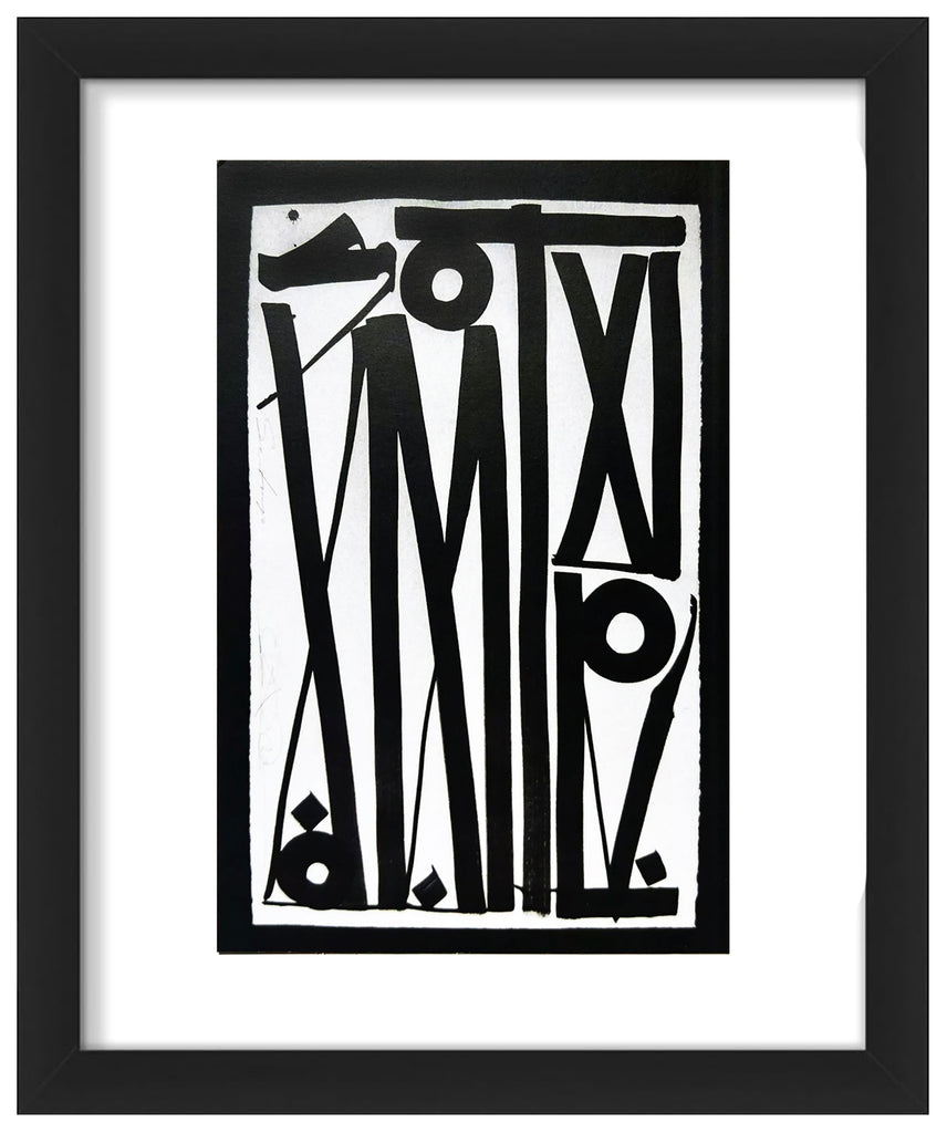 RETNA 'Coburn Projects-Pulse NYC' (2014) Rare Original (framed) Show Card - Signari Gallery