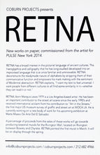 Load image into Gallery viewer, RETNA 'Coburn Projects-Pulse NYC' (2014) Rare Original (framed) Show Card - Signari Gallery