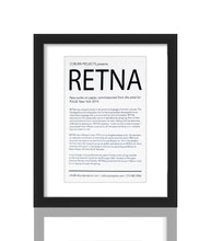 Load image into Gallery viewer, RETNA 'Coburn Projects-Pulse NYC' (2014) Rare Original (framed) Show Card - Signari Gallery