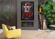 Load image into Gallery viewer, REVOK 'If God Actually Exists...' (2010) Custom Framed Hand-Finished Serigraph - Signari Gallery