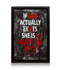 REVOK 'If God Actually Exists...' (2010) Custom Framed Hand-Finished Serigraph - Signari Gallery